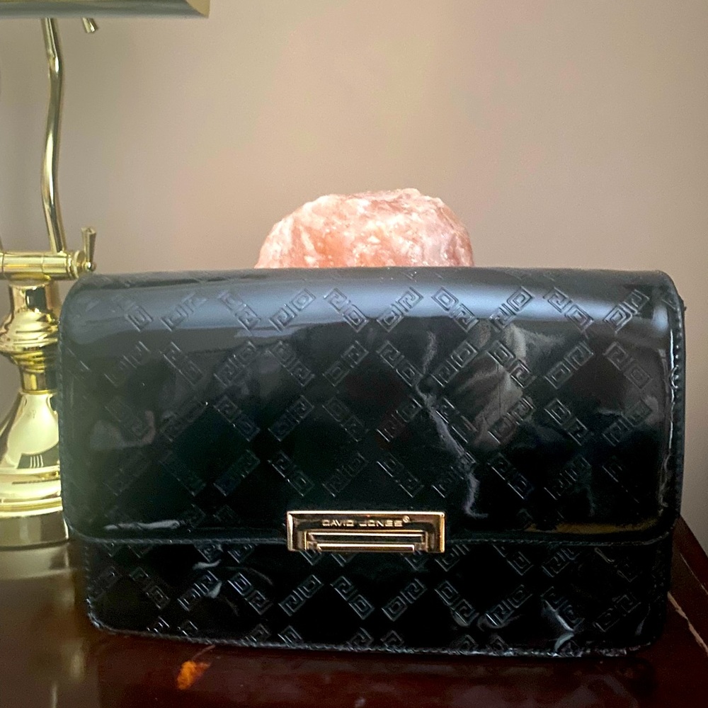 David Jones black tote